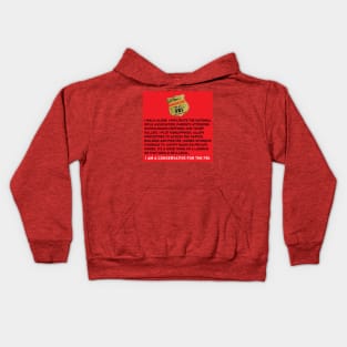 I Was a Conservative For the FBI Kids Hoodie